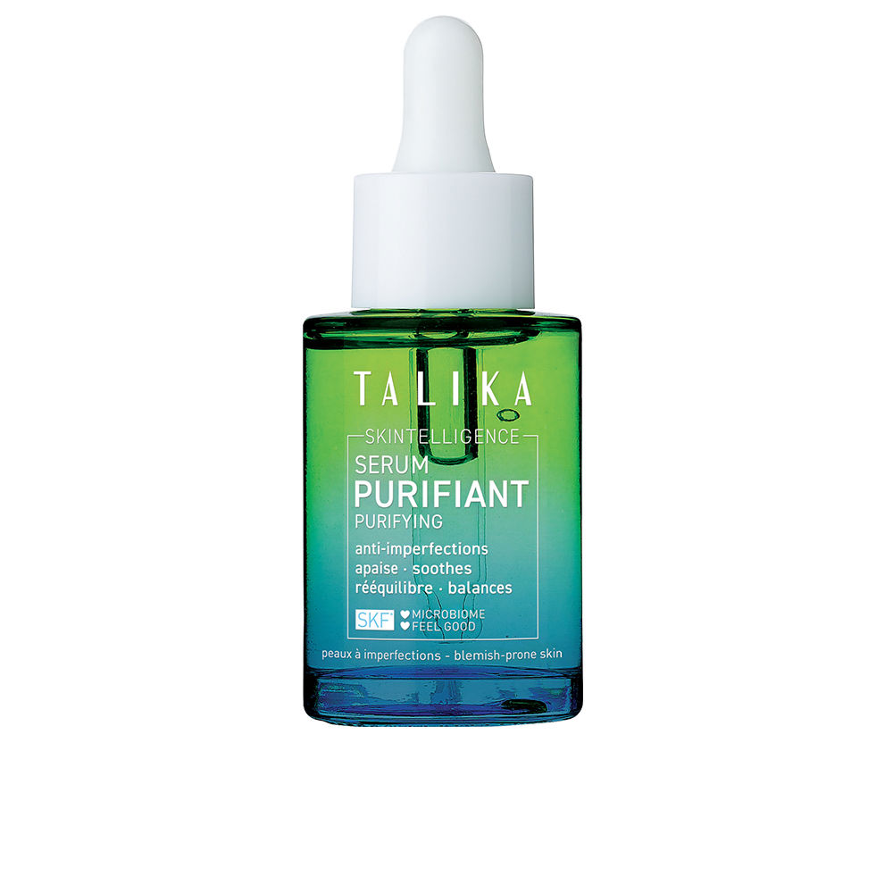 TalikaSkintelligencePurifyingSerum30ml Bottle of Talika Skintelligence Purifying Serum by Talika, a gel serum indicated for purifying oily and blemish prone skin.
