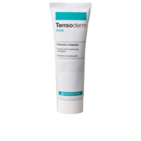 Tube  of  Tensoderm  Exfoliating  And  Cleansing  Scrub  by  Tensoderm,  a  grainy  scrub  indicated  for  removing  dead  skin  cells.
