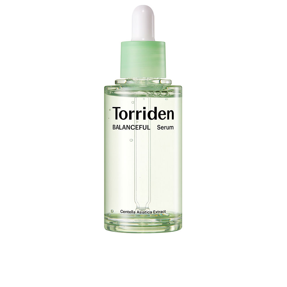 TorridenBalancefulCicaSoothingBalancingFacialSerum50ml Bottle of Torriden Balanceful Cica Soothing Balancing Facial Serum by Torriden, a gel serum indicated for calming sensitive skin.