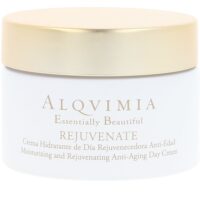 Jar  of  Alqvimia  Essentially  Beautiful  Rejuvenateing  Day  Cream  by  Alqvimia,  a  lightweight  cream  indicated  for  skin  radiance.