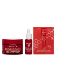 Box  of  Apivita  Beevine  Elixir  Rich  Set  Collagen  Reboot  by  Apivita,  a  skincare  set  indicated  for  plumping  and  firming  skin.