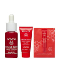Box  of  Apivita  Beevine  Elixir  Set  Collagen  Reboot  by  Apivita,  a  skincare  set  indicated  for  firming  and  redefining  contours.