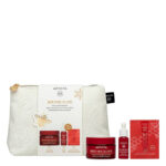 a  skincare  set  indicated  for  plumping  and  firming  skin.