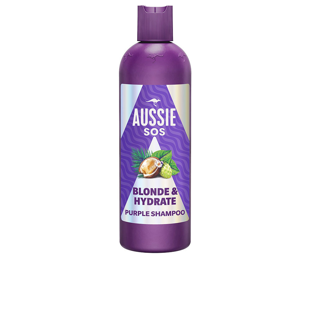 AussieSOSBlonde&HydratePurpleShampoo300ml Aussie SOS Blonde & Hydrate Purple Shampoo 300ml