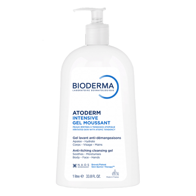 BiodermaAtodermIntensiveGelMoussantCleansingGel1000ml ビオデルマ アトデルム インテンシブ ムース クレンジングジェル 1000ml - 画像 (1)