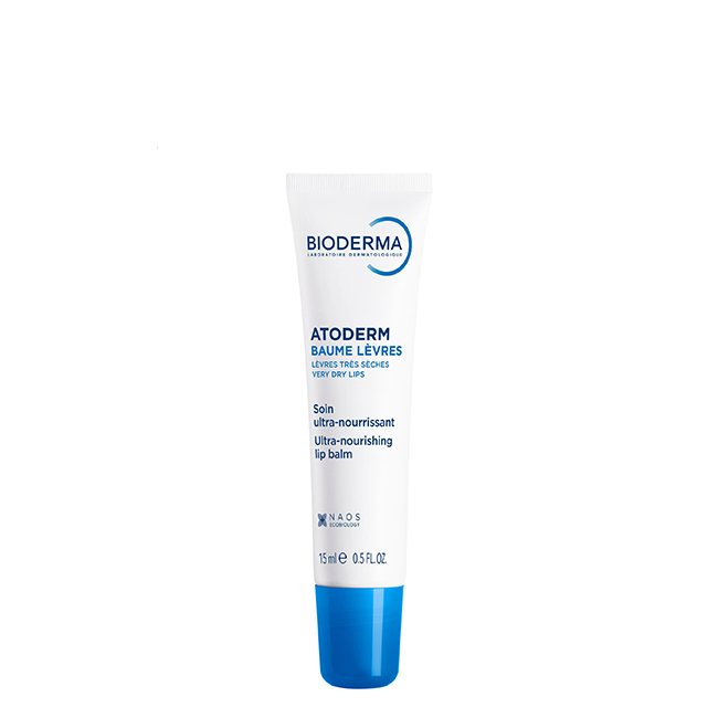 BiodermaAtodermLipBalm15ml Tube of Bioderma Atoderm Lip Balm by Bioderma, a nourishing balm indicated for moisturizing and repairing dry lips.