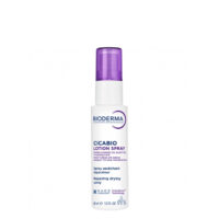 Spray  of  Bioderma  Cicabio  Spray  Lotion  by  Bioderma,  a  drying  spray  indicated  for  soothing  discomfort  and  itching  of  irritated  skin.