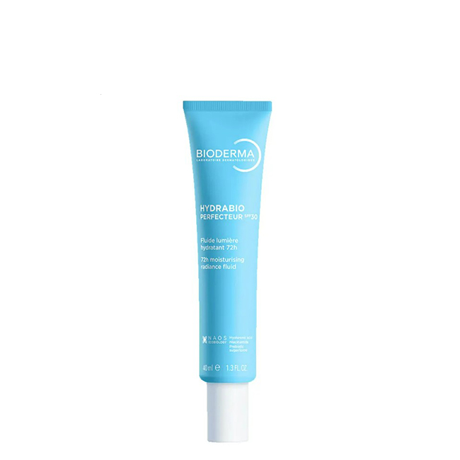 BiodermaHydrabioPerfecteurFPS3040ml Tube of Bioderma Hydrabio Perfecteur FPS30 by Bioderma, a moisturizing cream indicated for UV protection and anti-aging.