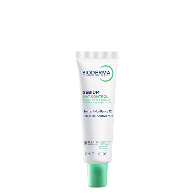 BiodermaSebiumCreamMatControl30ml Tube of Bioderma Sebium Mat Control Cream by Bioderma, a mattifying cream indicated for combination to oily skin.