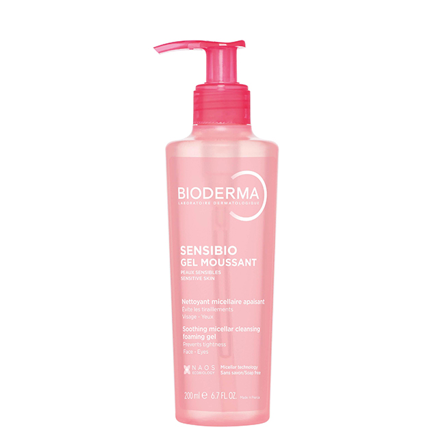 BiodermaSensibioGelMoussantCleansingGel200ml Bottle of Bioderma Sensibio Gel Moussant by Bioderma, a cleansing gel indicated for sensitive skin and irritation.