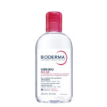 Bottle  of  Bioderma  Sensibio  H2O  AR  Micellar  Water  by  Bioderma,  a  micellar  water  indicated  for  cleansing  skin  prone  to  rosacea.