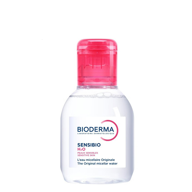 BiodermaSensibioH2OMicellarWater100ml Bottle of Bioderma Sensibio H2O Micellar Water by Bioderma, a micellar water indicated for cleansing sensitive skin and eyes.