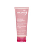 Bottle of Bioderma Sensibio Mild Cleansing Foaming Gel, a cleansing gel indicated for moisturizing and calming sensitive skin.