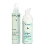 Box of Caudalie Double Cleansing Duo Set by Caudalie, a cleansing set indicated for removing makeup and purifying the face.