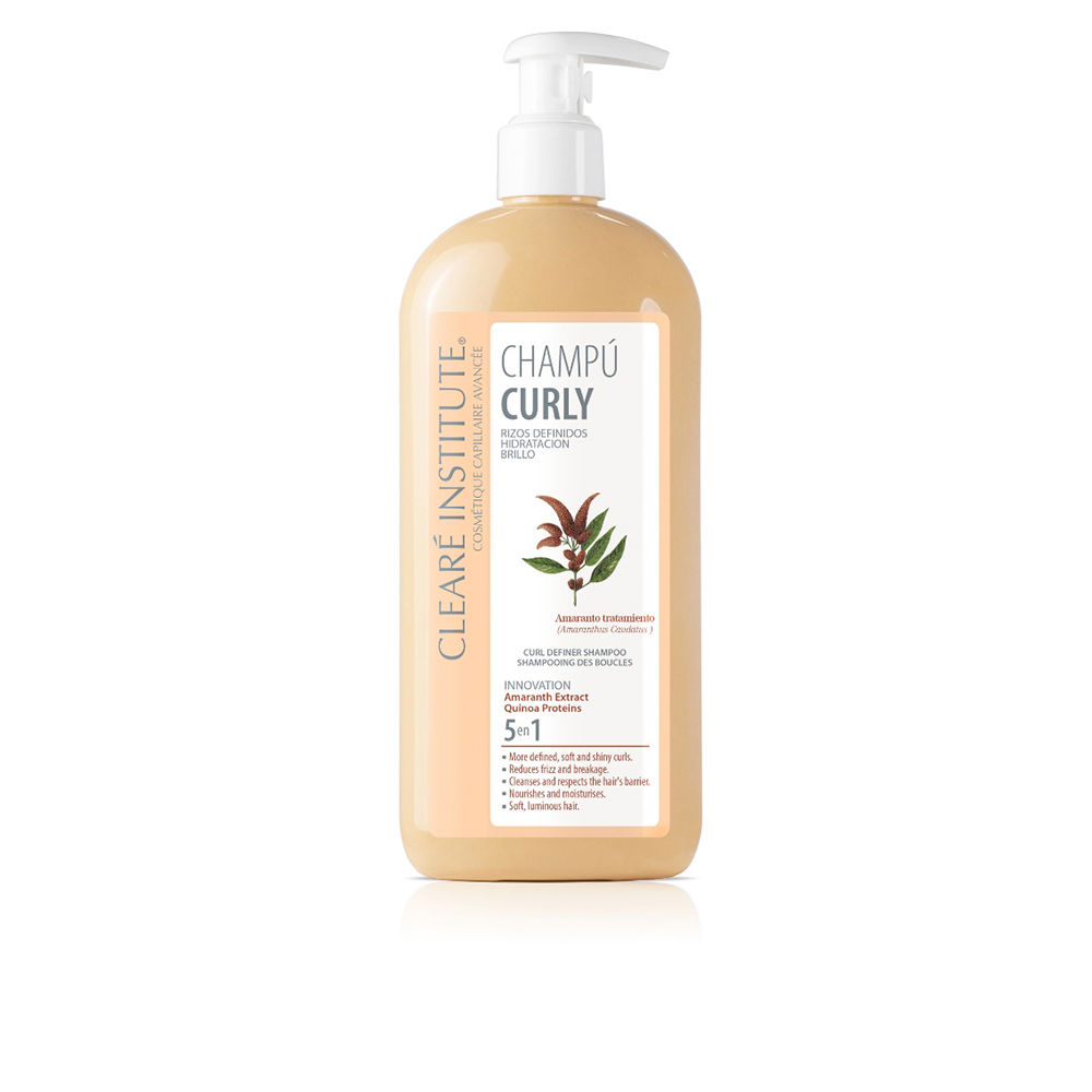 ClearéInstituteCurlyCurlDefinerShampoo400ml Bottle of Clearé Institute Curly Curl Definer Shampoo by Clearé Institute, a shampoo indicated for curly hair.