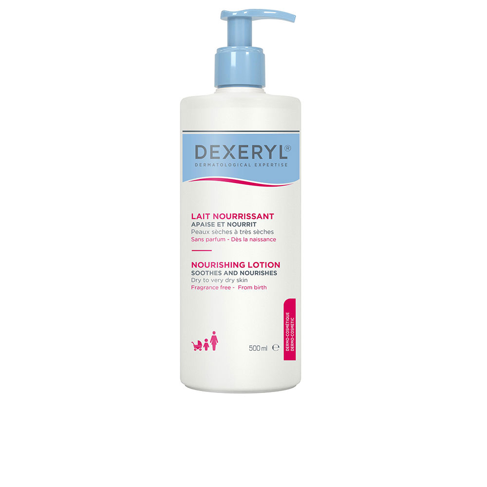 DexerylNourishingLotion500ml Bottle of Dexeryl Nourishing Lotion by Dexeryl, a lotion indicated for soothing and hydrating dry to very dry skin.