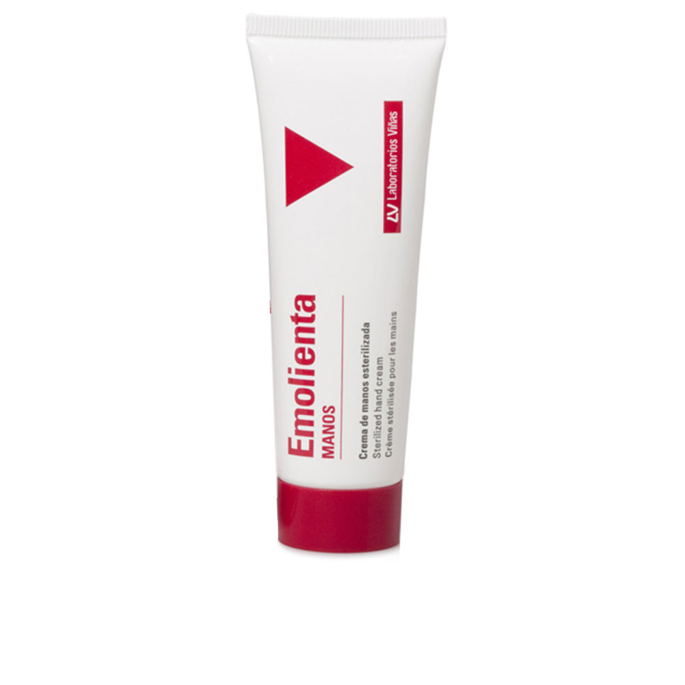 EmolientaManosSterilizedHandCream50ml Tube of Emolienta Manos Sterilized Hand Cream, a fast absorbing cream indicated for repairing stressed and dry hands.