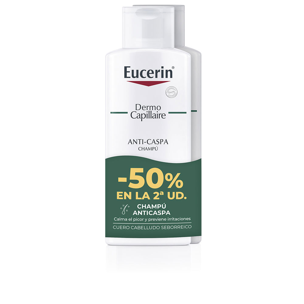 EucerinDermoCapillaireAnti-DandruffShampooSet2x250ml Eucerin Dermo Capillaire Champú Anticaspa Set 2x250ml - Image 1