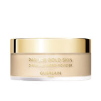 Compact  of  Guerlain  Parure  Gold  Skin  Micro-Perfection  Loose  Powder,  a  silky  powder  indicated  for  setting  makeup  and  blurring  pores.