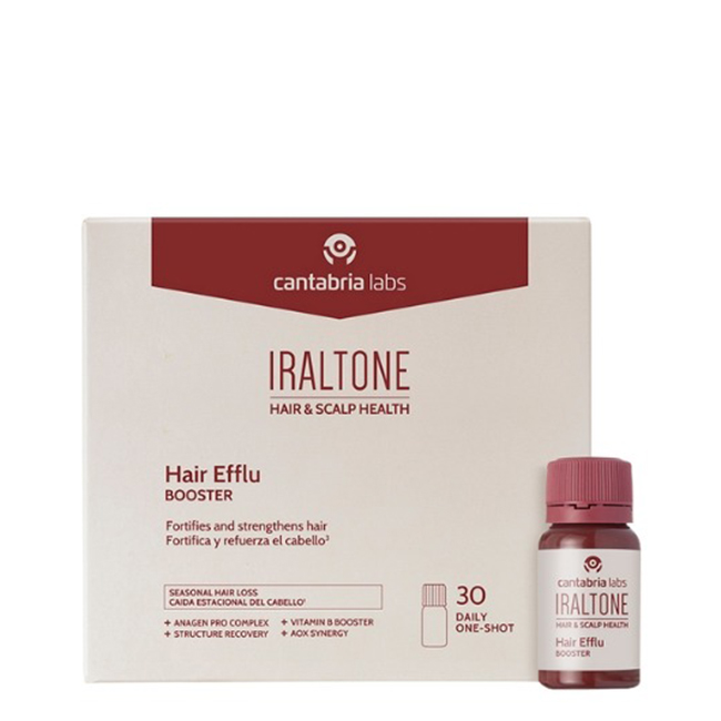 IraltoneHairEffluBoosterOne-ShotAmpoulesx30 Iraltone Hair Efflu Booster Ampollas x30 - Image 1