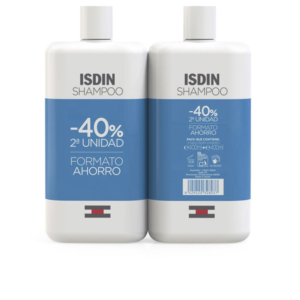 IsdinDaylisdinFrequentUseShampooSet2x400ml Isdin Daylisdin Set De Champú De Uso Frecuente 2X400ml - Image 1
