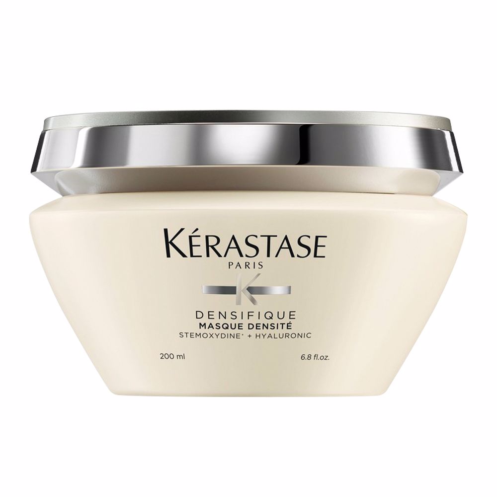KérastaseDensifiqueMasqueDensité200ml Jar of Kérastase Densifique Masque Densité by Kérastase, a creamy mask indicated for improving hair density.