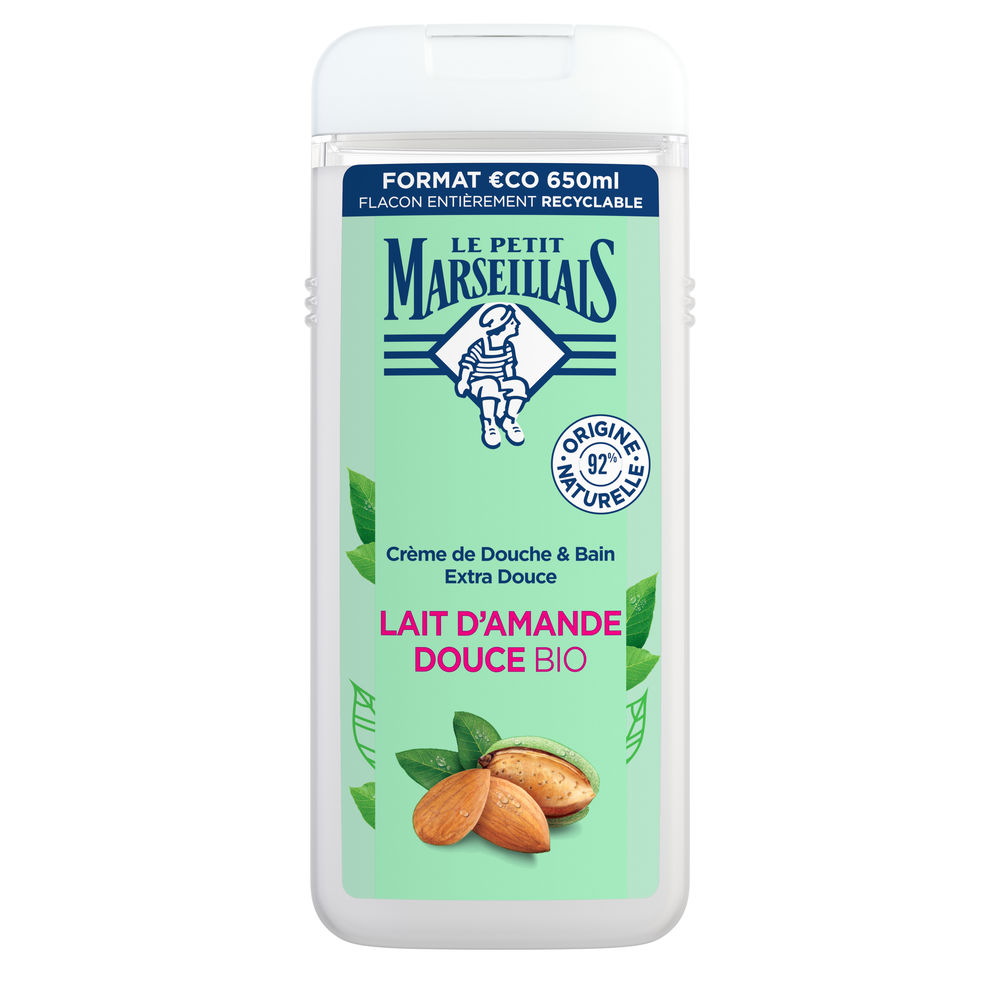 LePetitMarseillaisSweetAlmondBathGel650ml Le Petit Marseillais スイートアーモンド バスジェル 650ml - 画像 (1)