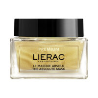 Jar  of  Lierac  Premium  The  Absolute  Mask  by  Lierac,  a  creamy  mask  indicated  for  nourishing,  firming,  and  revitalizing  mature  skin.
