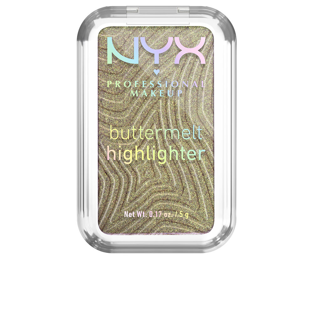 NYXButtermeltHighlighterPowderColor45ButtaInBlack5g NYX Buttermelt Highlighter Powder Color 45 Butta In Black 5g