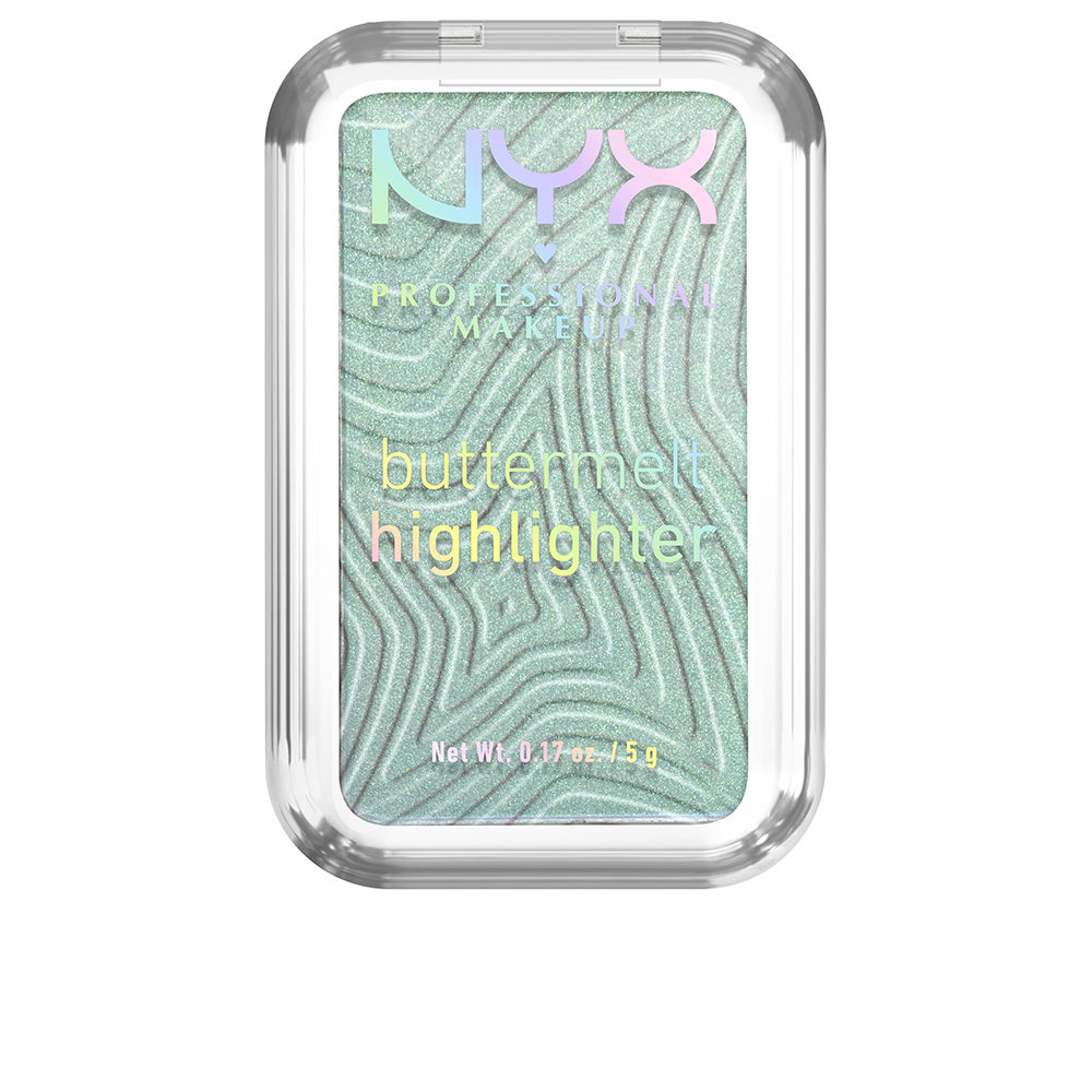 NYXButtermeltHighlighterPowderColorButtaMint5g NYX Buttermelt Highlighter Powder Color Butta Mint 5g
