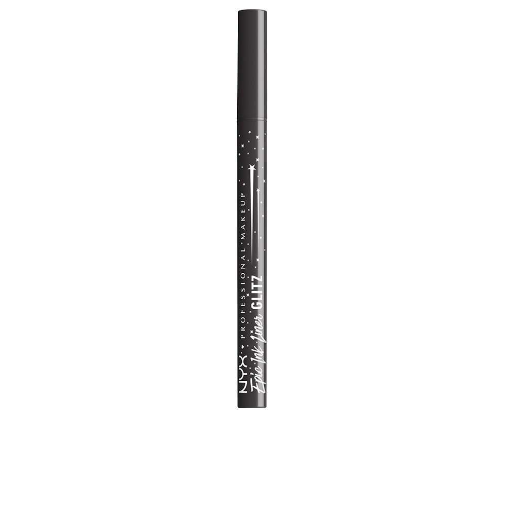 NYXEpicInkLinerGlitzWaterproofEyelinerColor07GraphiteGlitz1ml NYX Epic Ink Liner Glitz Waterproof Eyeliner Color 07 Graphite Glitz 1ml