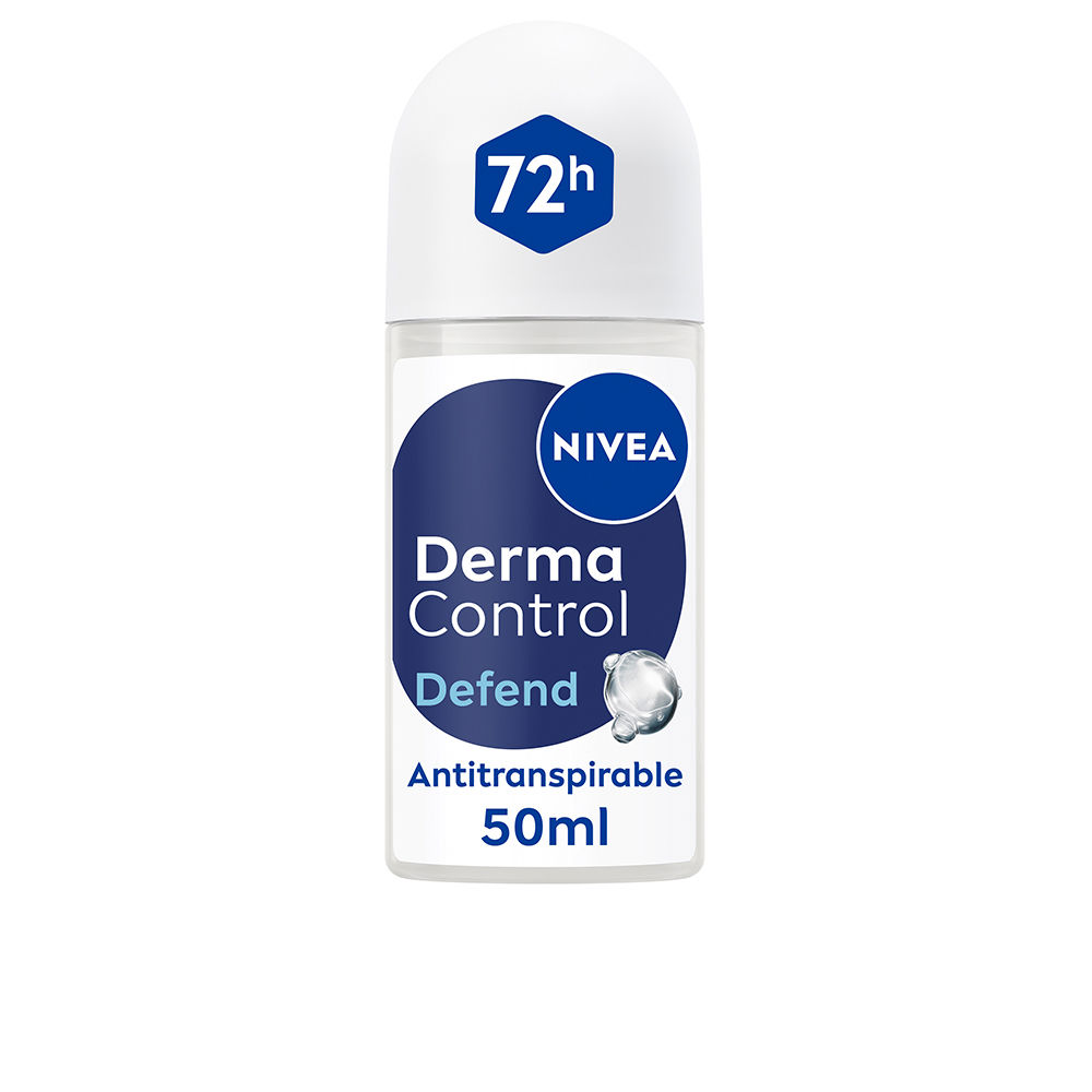 NiveaDermaControlDefendRoll-OnDeodorant50ml Bottle of Nivea Derma Control Defend Roll-On Deodorant by Nivea, a roll-on indicated for controlling sweat and odor on sensitive skin.