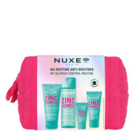Box  of  Nuxe  Zinc  Power  My  Blemish  Control  Routine  by  Nuxe,  a  skincare  set  indicated  for  reducing  pores  and  controlling  excess  oil.