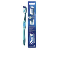 Product  container  of  Oral-B  Proclean  Advanced  Medium  Toothbrush  by  Oral-B,  a  manual  toothbrush  indicated  for  deep  cleaning  and  plaque  removal.