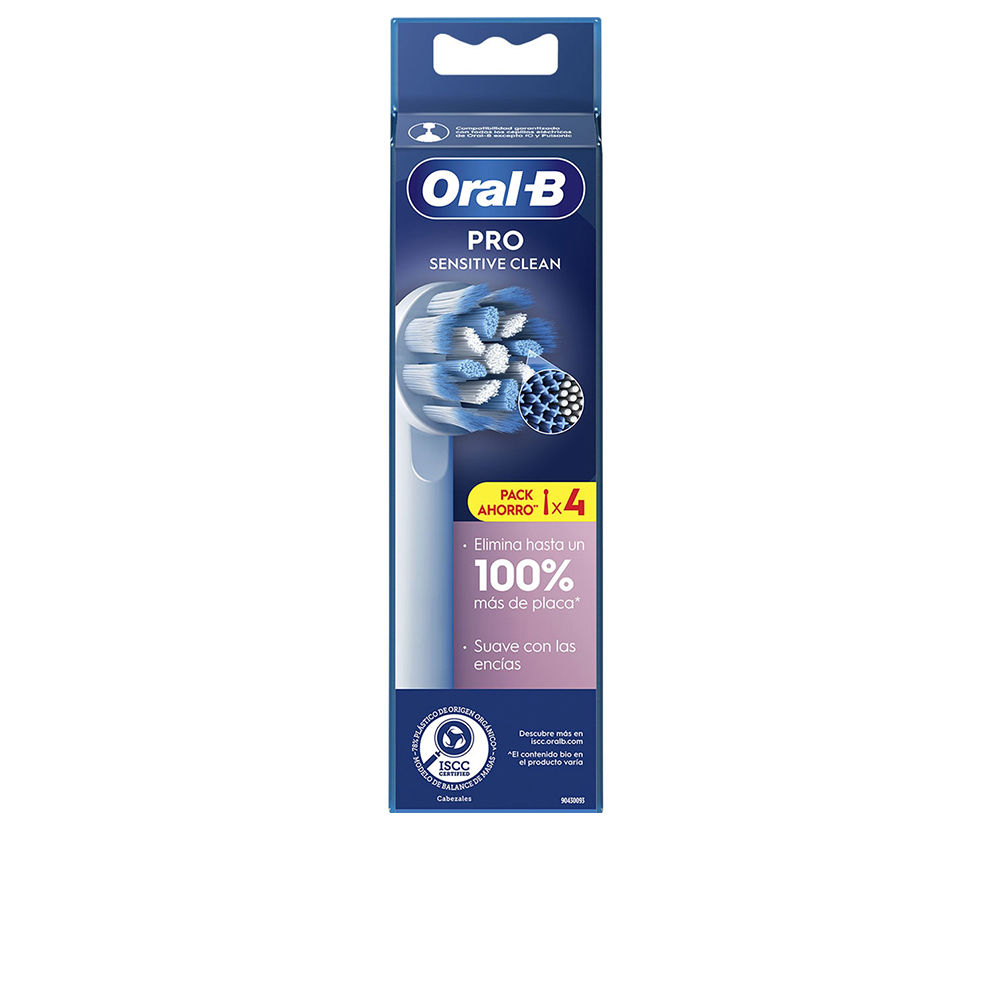Oral-BSensitiveCleanHeadsRefillsx4 Box of Oral-B Sensitive Clean Heads Refills by Oral-B, a brush head refill indicated for cleaning sensitive teeth and gums.