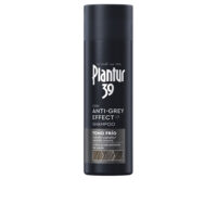 Bottle  of  Plantur  39  Anti-Grey  Effect  Cool  Tone  Shampoo  200ml  by  Plantur  39,  a  shampoo  indicated  for  neutralizing  yellow  tones.