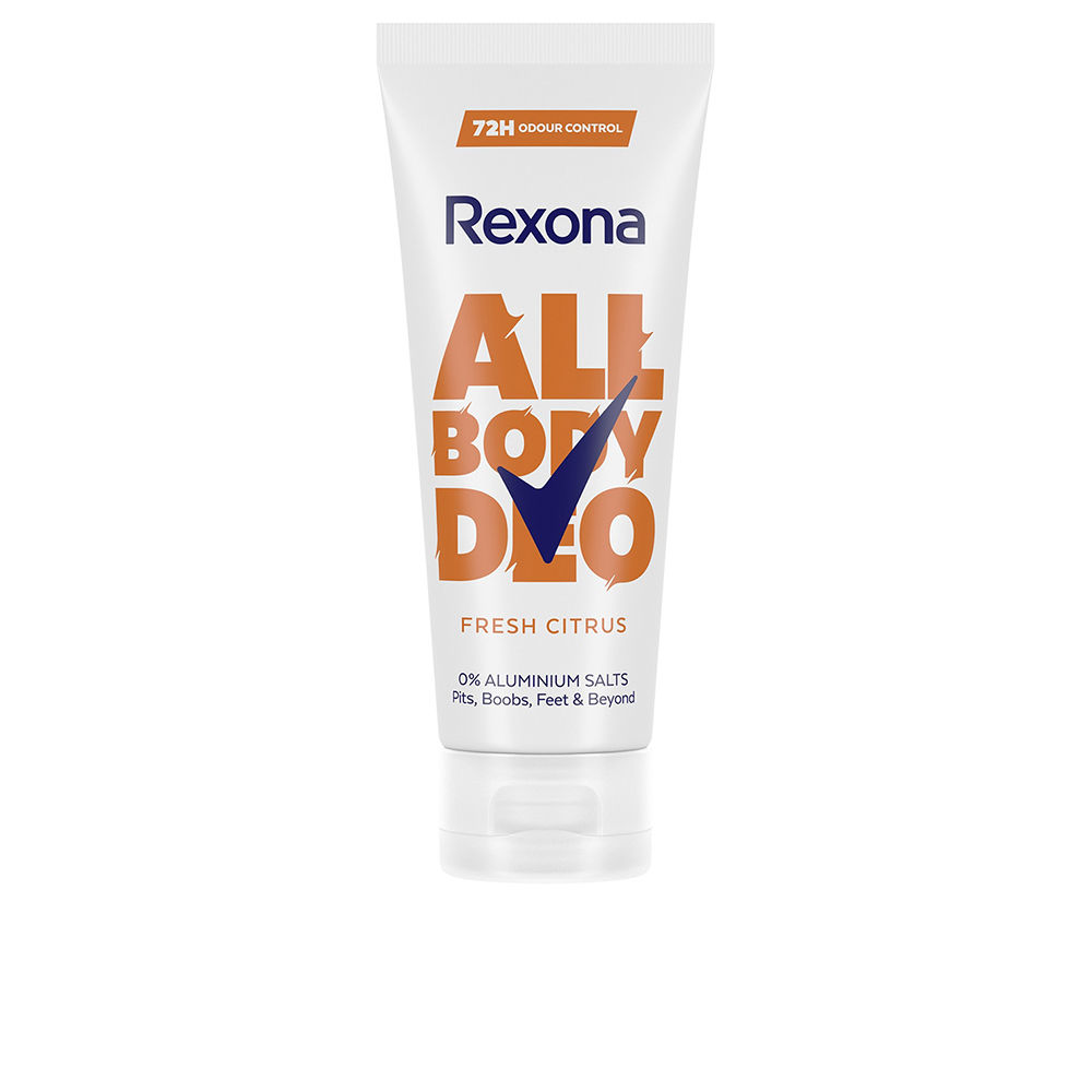 RexonaFreshCitrusUnisexAll-OverBodyDeodorantCream75ml Rexona フレッシュシトラス ユニセックス 全身用デオドラントクリーム 75ml - 画像 (1)