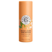 Product  container  of  Roger  &  Gallet  Néroli  Sublimating  Lip  Balm  by  Roger  &  Gallet,  a  balm  indicated  for  nourishing  and  repairing  lips.