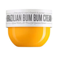 Jar  of  Sol  De  Janeiro  Brazilian  Bum  Bum  Body  Cream  by  Sol  De  Janeiro,  a  body  cream  indicated  for  firming  and  smoothing  the  skin.