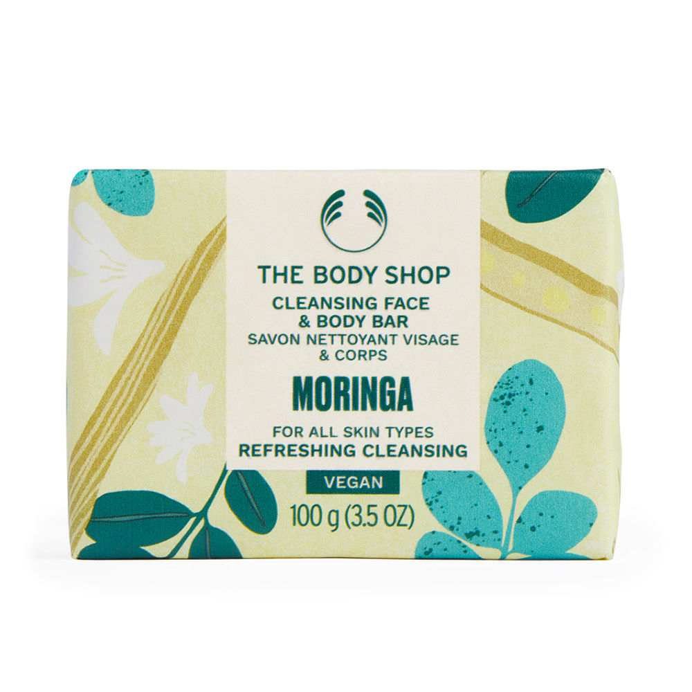 TheBodyShopMoringaCleansingFace&BodyBar100g The Body Shop Moringa Cleansing Face & Body Bar 100g