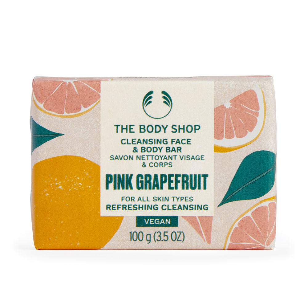 TheBodyShopPinkGrapefruitCleansingFace&BodyBar100g The Body Shop Pink Grapefruit Cleansing Face & Body Bar 100g