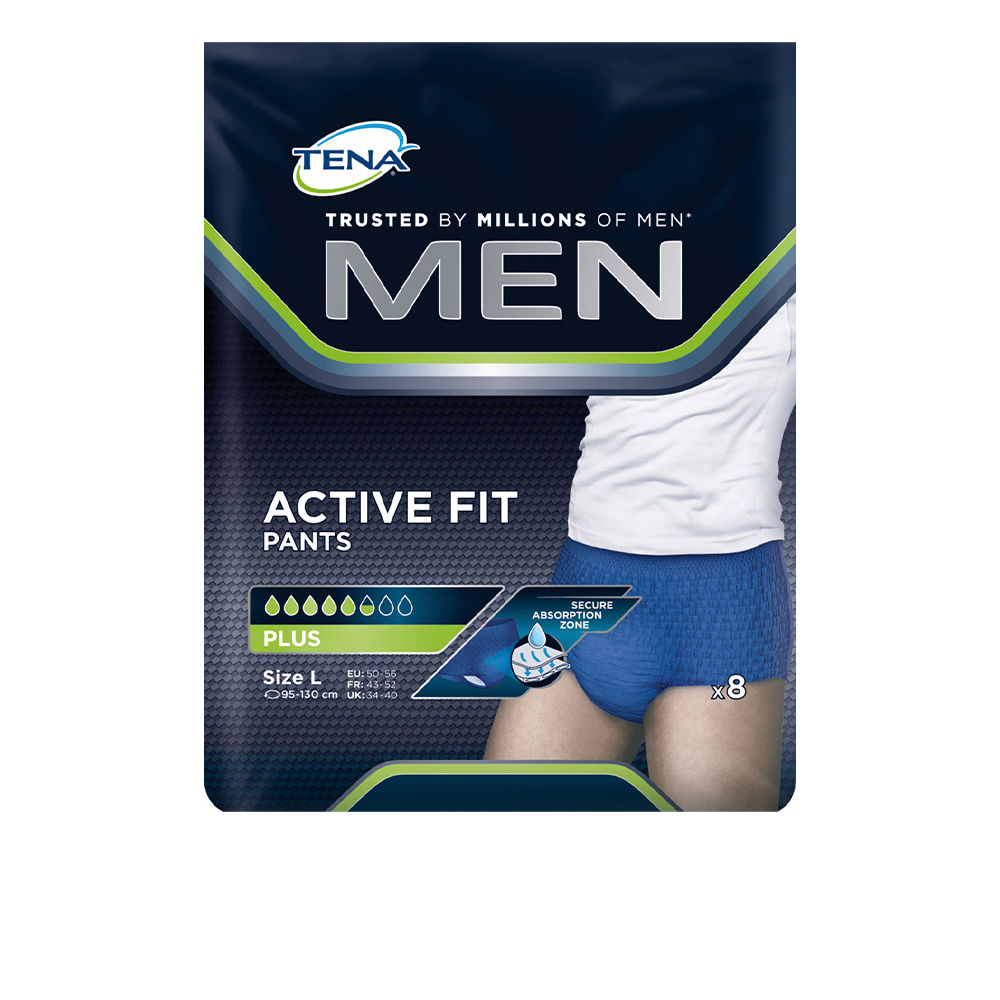 180540.jpg Tena Lady Men Active Fit Cueca para Incontinência Grande 8 Unidades - Image 1