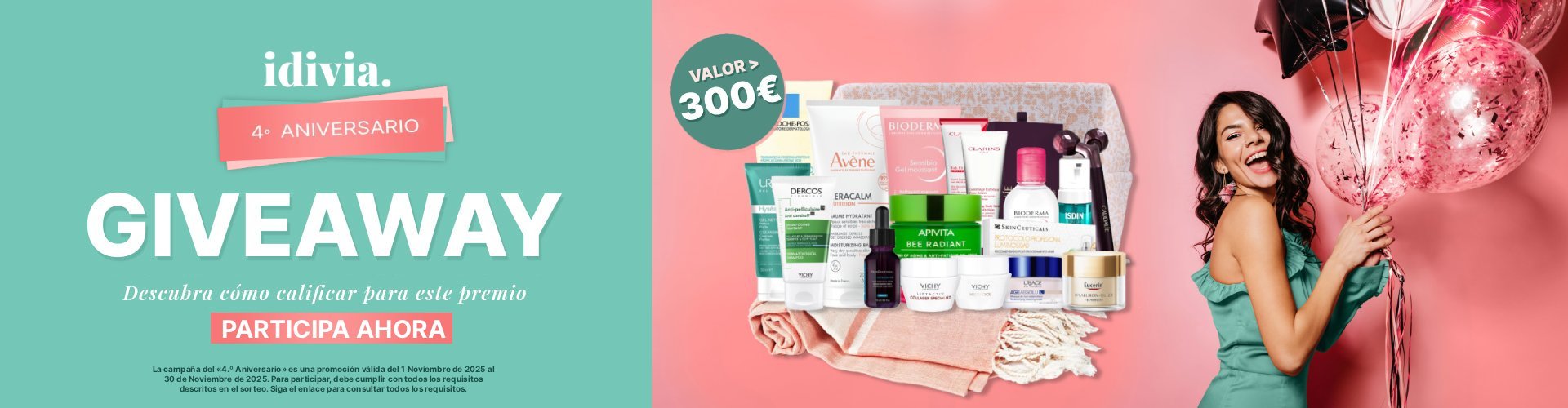 Beauty Giveaway 4º Aniversario - valorados en más de 300€ Beauty Giveaway 4º Aniversario - valorados en más de 300€