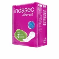 Buy Indasec Discreet Compressa Incontinência Mini 20 u Online | In Stock & Worldwide Shipping - Idivia