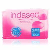 Buy Indasec Discreet 失禁パッド ノーマル 12枚 Online | In Stock & Worldwide Shipping - Idivia