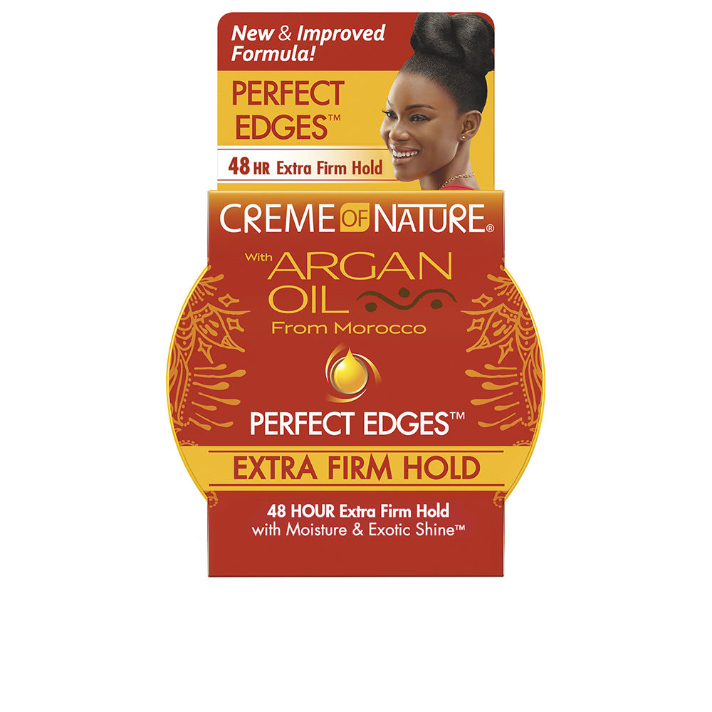 CremeOfNatureArganOilExtraFirmHold63.7ml Jar of Creme Of Nature Argan Oil Extra Firm Hold by Creme Of Nature, a styling gel indicated for maximum hold and frizz control.