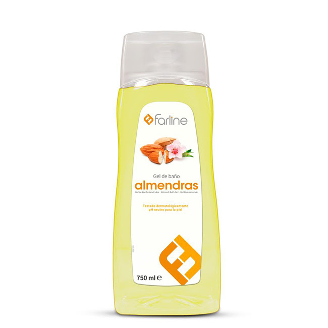 FarlineAlmondShowerGel750ml.jpeg Farline Almond Shower Gel 750ml - Image 1