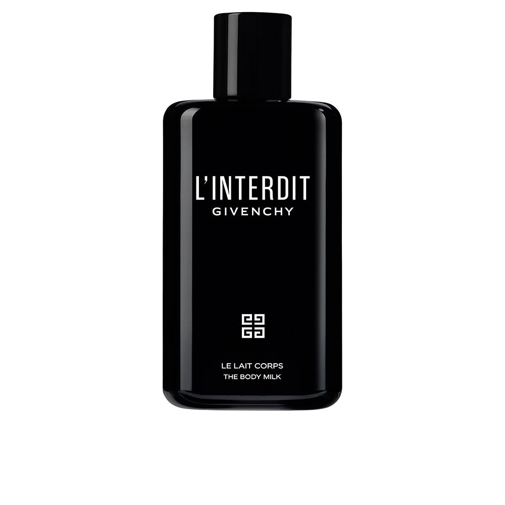GivenchyL'InterditTheBodyMilk200ml Bottle of Givenchy LInterdit The Body Milk by Givenchy, a perfumed lotion indicated for hydrating and softening the skin.