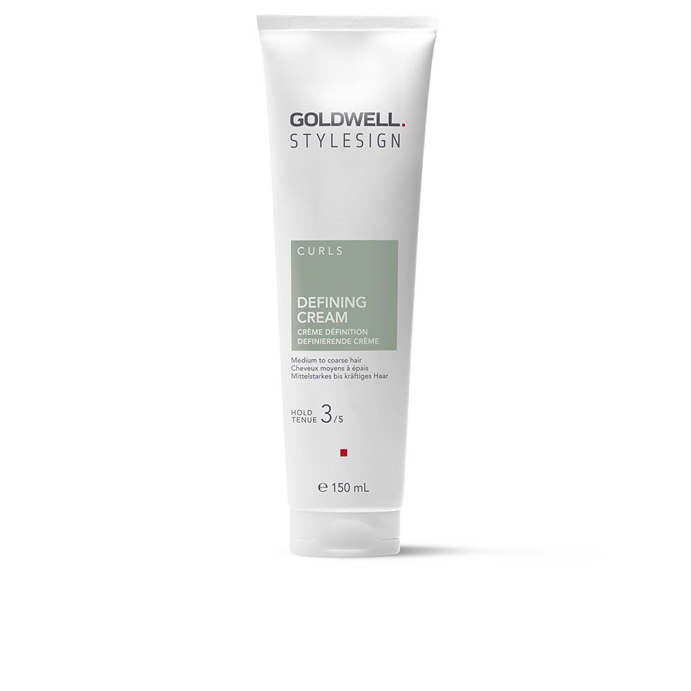 GoldwellStylesignCurlsDefiningCream150ml Tube of Goldwell Stylesign Curls Defining Cream by Goldwell, a curl cream indicated for defining curls and reducing frizz.