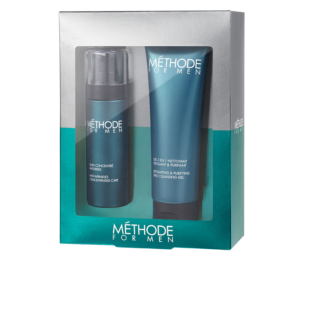 JeannePiaubertMéthodeForMenAnti-AgingRoutineSet Box of Jeanne Piaubert Méthode For Men Anti-Aging Routine Set by Jeanne Piaubert, a skincare set indicated for men.